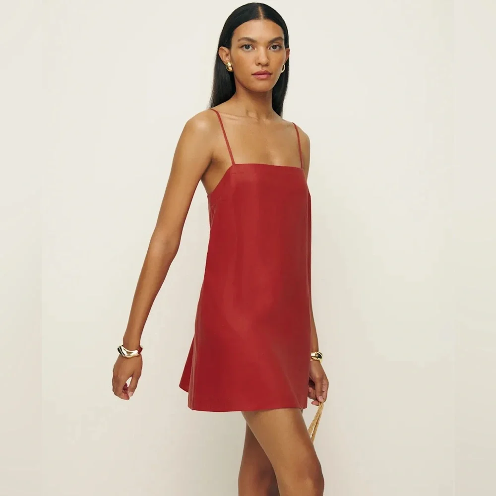 Reformation Aubree Linen Dress - Picture 1 of 6